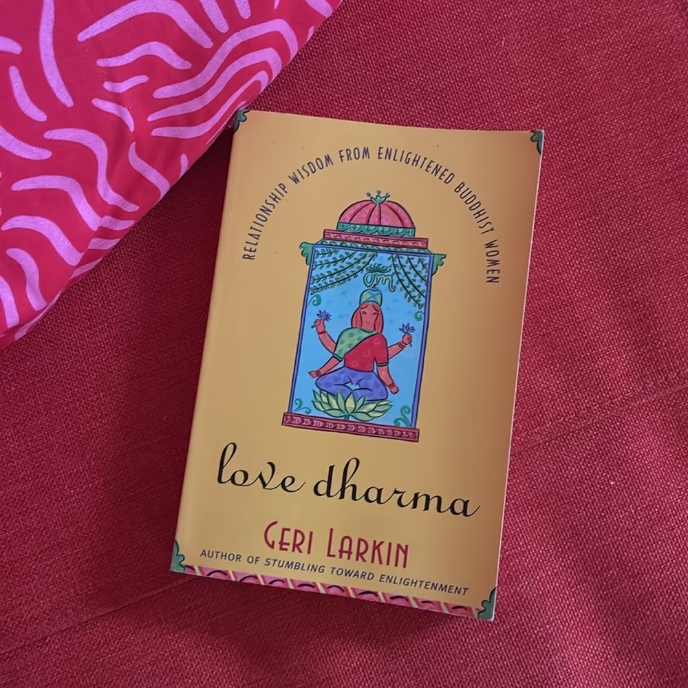 Love Dharma by Geri Larkin - Yellow Cover